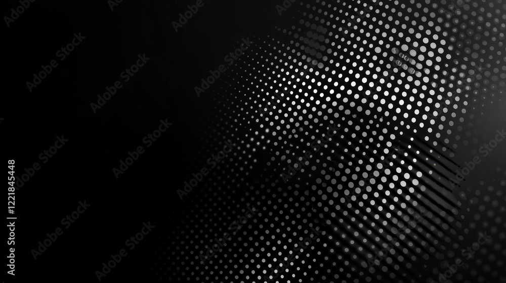 Poster abstract dot pattern background with diagonal lines, great for technology or graphic design