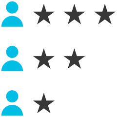 Competition Glyph Blue Grey Icon