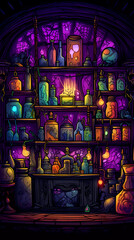 Obraz premium Background Concept, artwork and digital art, Illustration, wallpaper, painting Abstract luxury, Mockup, generative AI, uhd 