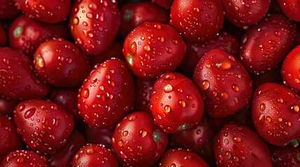 bunch of red and fresh tomatoes