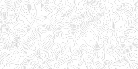 Vector Topographic contour lines. Seamless pattern with lines Topographic map. Geographic mountain relief diagram line wave carve.	