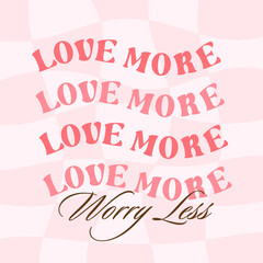 Retro groovy cartoon love heart 14 February mascot happy valentines day card template