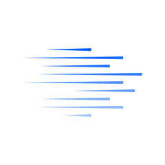 Comic speed motion lines. Vector illustration.