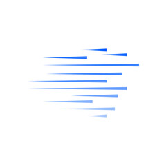 Comic speed motion lines. Vector illustration.