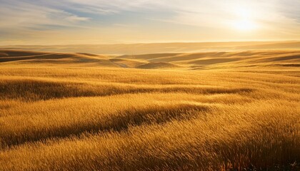 Obraz premium Gentle Light Prairie Background