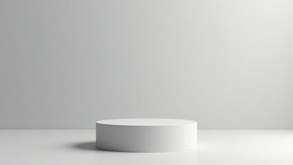 White Cylinder on White Background
