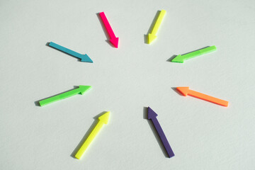 화살표와 카피공간