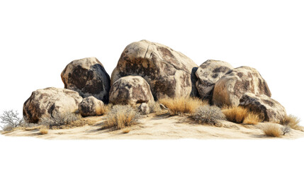 Obraz premium Stones on transparent background