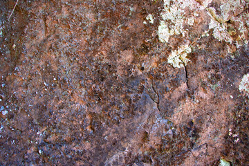 Brown and Red Rock Surface with Natural Erosion Patterns background, backdrop wallpaper