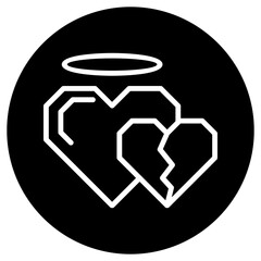 Icon design with a Valentine's theme