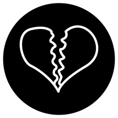 Icon design with a Valentine's theme