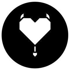 Icon design with a Valentine's theme