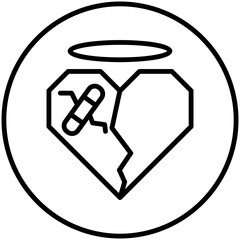 Icon design with a Valentine's theme