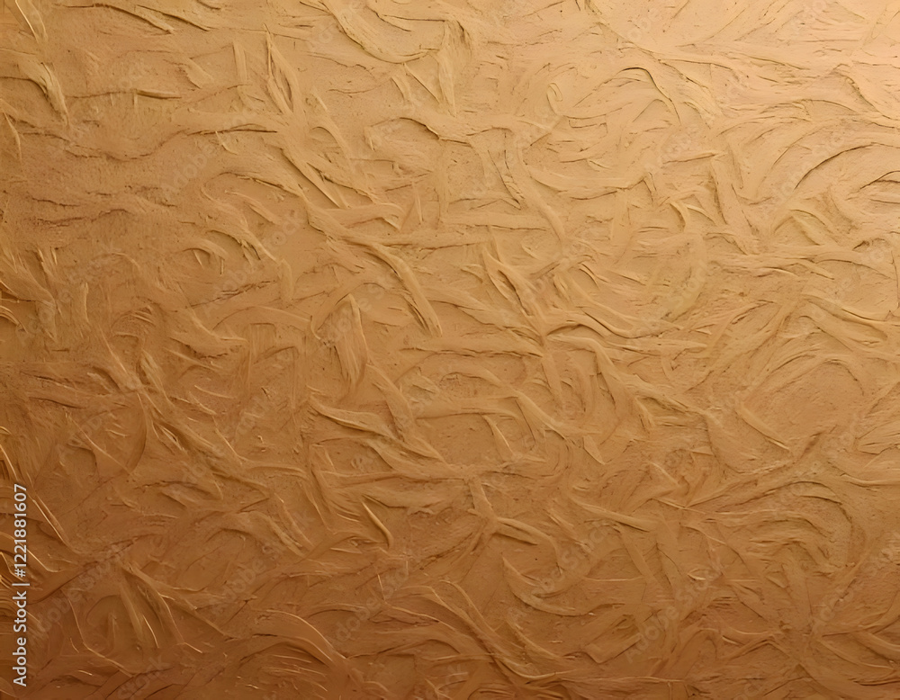 Poster textured surface with flowing lines and abstract patterns, resembling brushed metal or dry earth wit