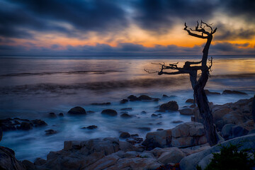 17 mile drive sunset