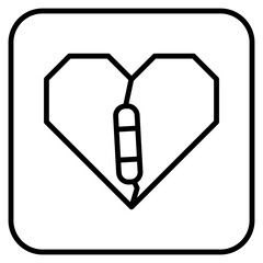 Icon design with a Valentine's theme