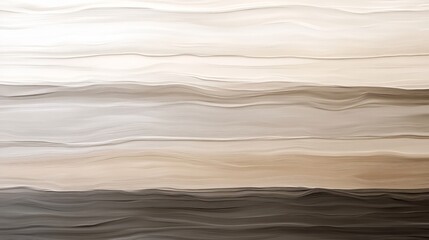 Abstract Wave Pattern in Shades of Beige and Brown