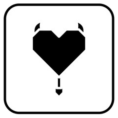 Icon design with a Valentine's theme