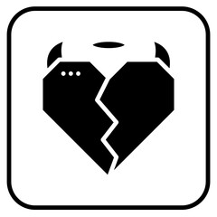 Icon design with a Valentine's theme