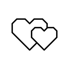 Icon design with a Valentine's theme