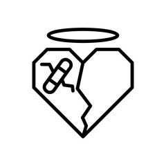 Icon design with a Valentine's theme