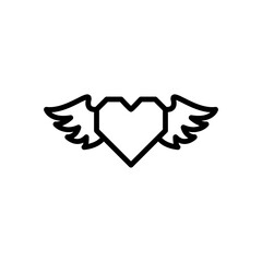 Icon design with a Valentine's theme