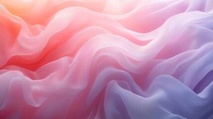 Fototapeta premium Soft Pastel Draped Fabric Abstract Texture Background