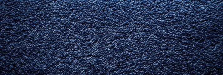 Dark blue carpet texture background, top view. Dark gray color with a fine and smooth surface.