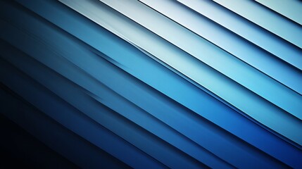 Obraz premium Abstract Diagonal Blue Gradient Stripes Pattern
