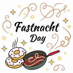 FASTNACHT DAY silhouette vector