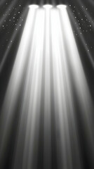 Abstract Light Rays Background Illustration