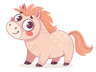 Fototapeta premium pink cartoon. animal, cartoon, vector, illustration, mammal, wild, elephant, hippo, rhino, pig, art, fun, wildlife, comic, cute, nature, pink, zoo, happy, animals, bear, hippopotamus, safari, smile, d