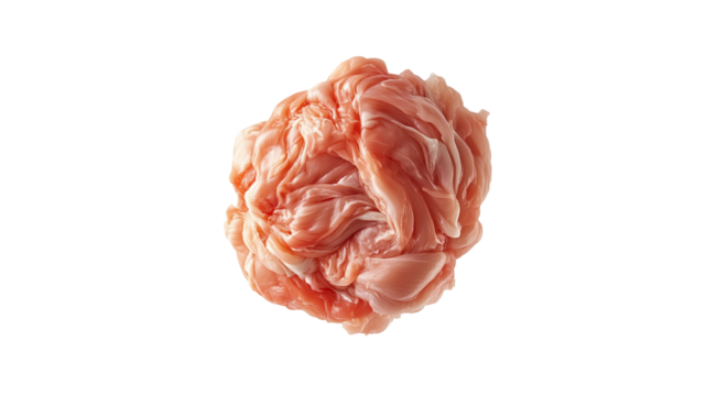 PNG, Steak. Meat Long, pieces of raw meat, isolated on a white background, created with Generative AI technology.