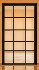 Interior Glass Door Modern Illustration