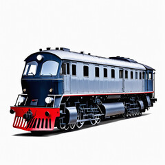 train on the railway station