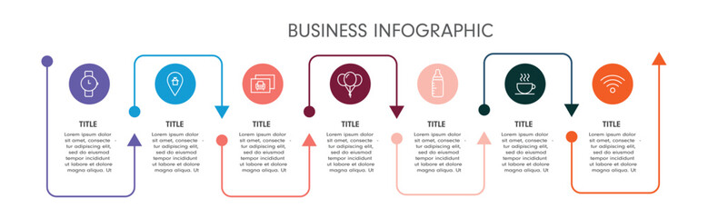 Business Retail Marketing infographic 