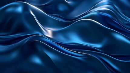 Deep blue color study, aqua to navy gradient, textured metallic finish, subtle grain overlay, atmospheric glow, prismatic light effect, minimal abstract composition, modern digital art aesthetic