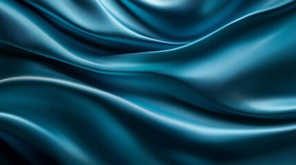 Celestial blue abstract, teal to indigo progression, brushed metal surface, delicate grain texture, soft light emission, elegant color transition, dreamy atmospheric effect, modern minimalist