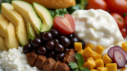 salad with feta cheese olives