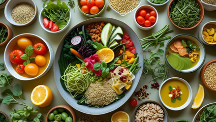 vegetables on a plate