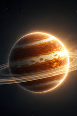 planet in space