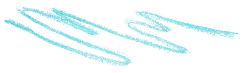 light blue pencil strokes isolated on transparent background