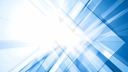 Abstract Blue Geometric Background Illustration