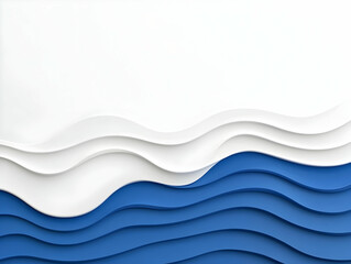 Obraz premium Abstract 3D Wave Background