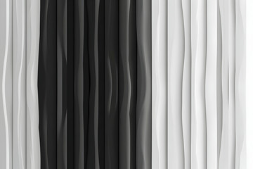 Obraz premium Abstract 3D Background, Gray Wave Pattern