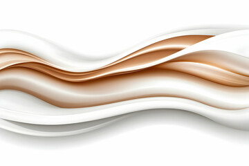 Abstract Brown White Wave Background Illustration