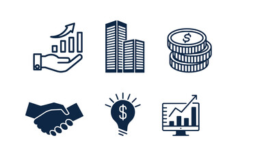 icons set business