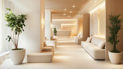 スパのラウンジ