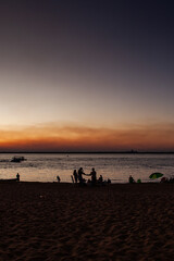 atardecer