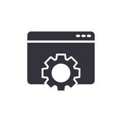 Obraz premium Data analytics solid icons, minimalist vector illustration ,simple transparent graphic element .Isolated on white background